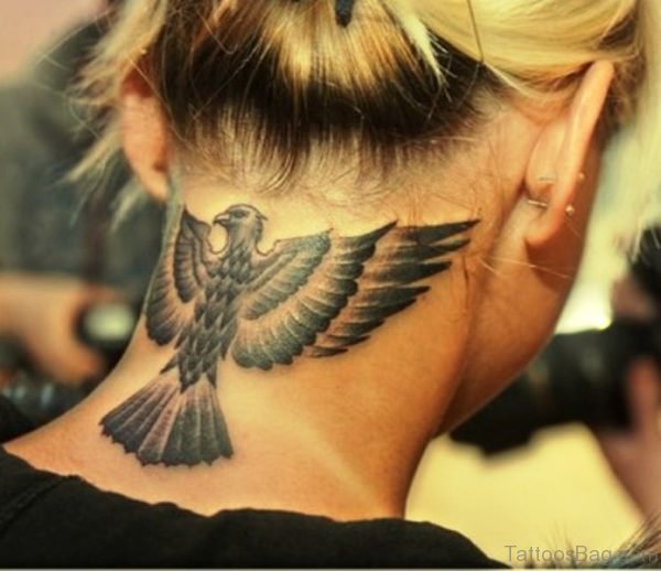 Eagle Neck Tattoo Design