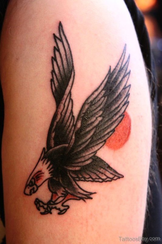 Eagle Tattoo Design On Shoulder 