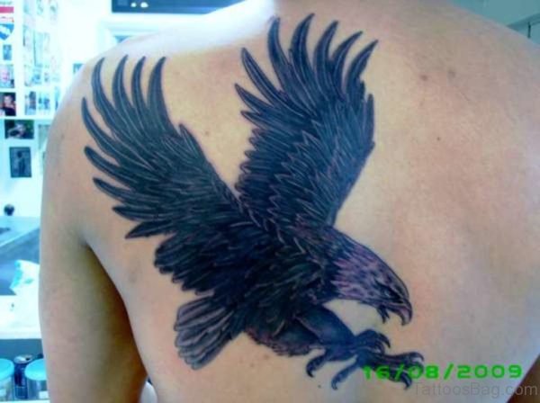 Eagle Tattoo On Back 