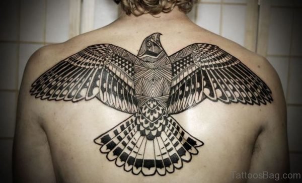 Eagle Tattoo On Back 