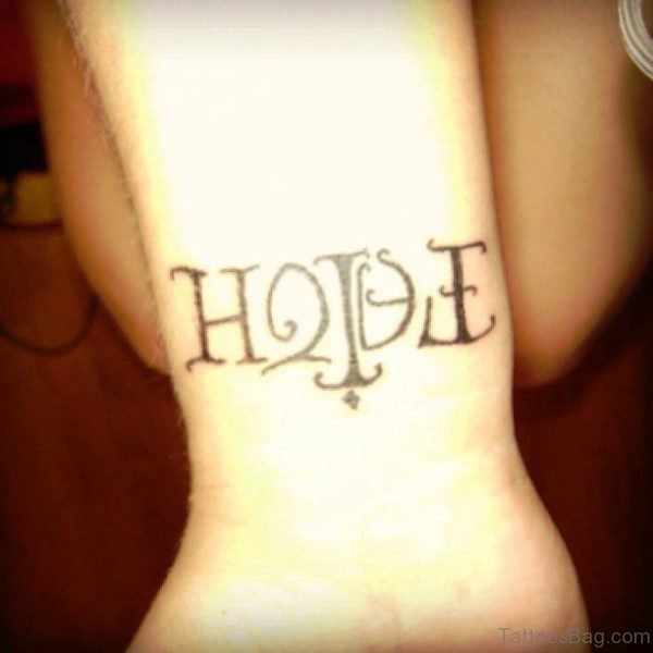 Elegant Hope Tattoo Design