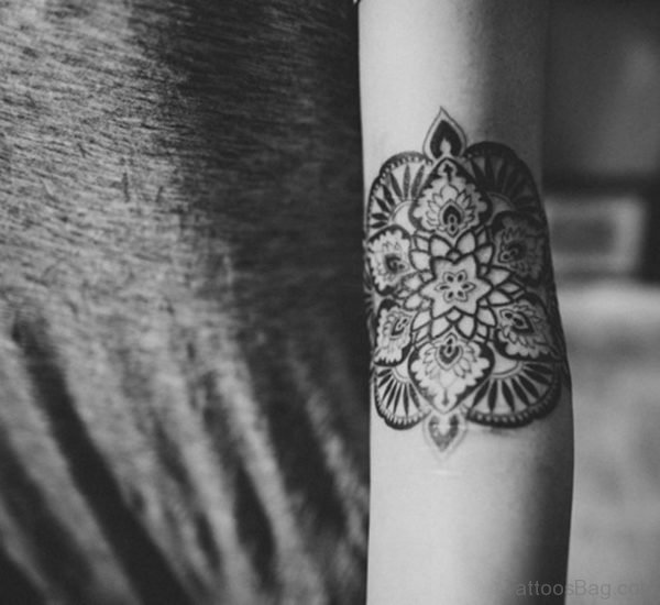 Elegant Mandala Tattoo 