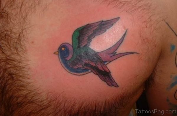 Elegant Swallow Tattoo