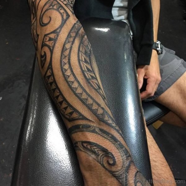 Elegant Tribal Tattoo 