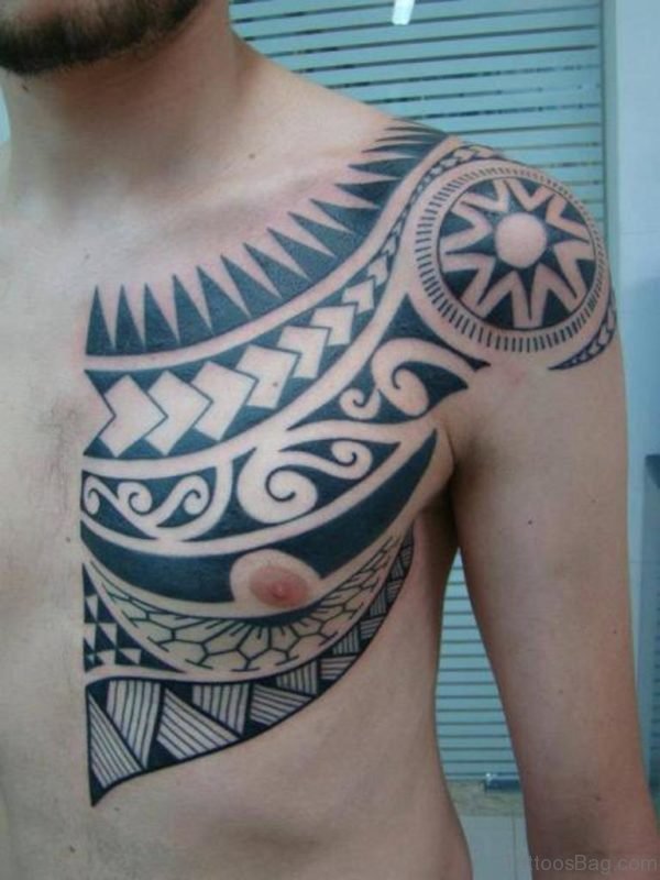 Elegant Tribal Tattoo Design 