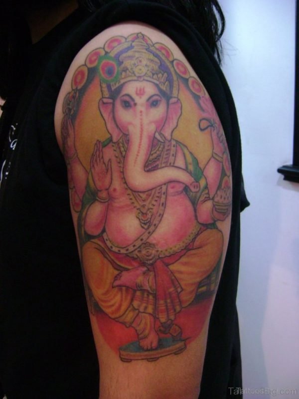 Excellent Ganesha Tattoo Design