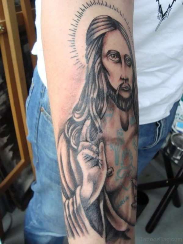 Excellent Jesus Tattoo 
