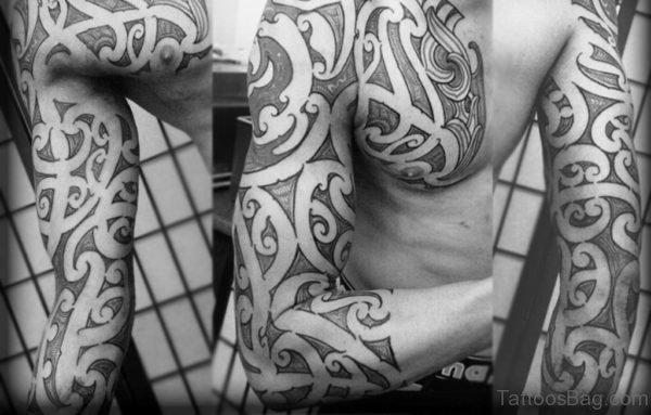Excellent Maori Tribal Tattoo