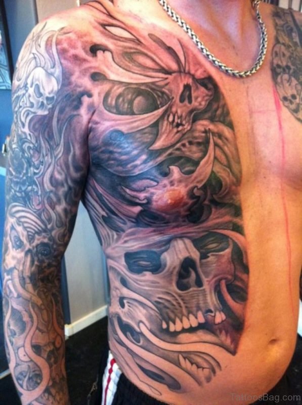 Excellent Skull Tattoo