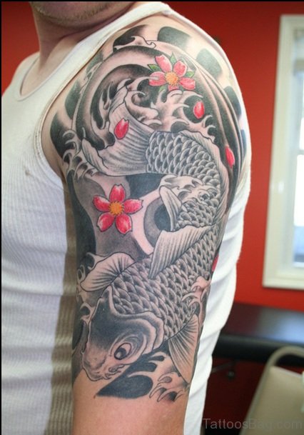 Fish Tattoo On Shoulder