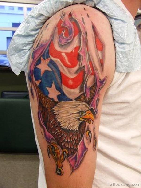 Fabulous American Eagle Tattoo