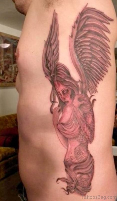 Fabulous Angel Tattoo Design