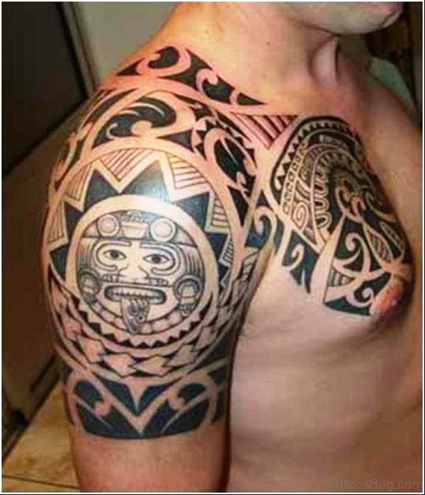 Fabulous Aztec Tattoo Design 