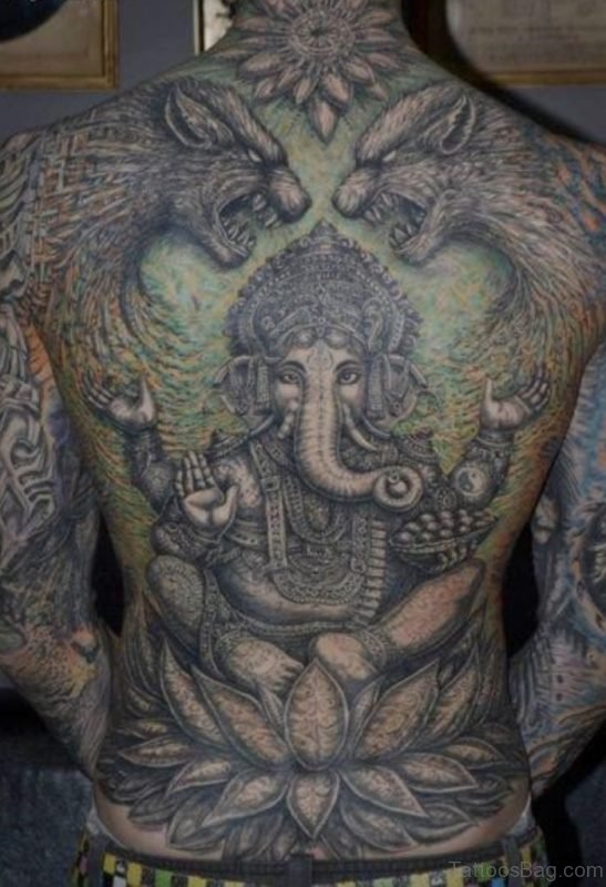 Fabulous Ganesha Tattoo design