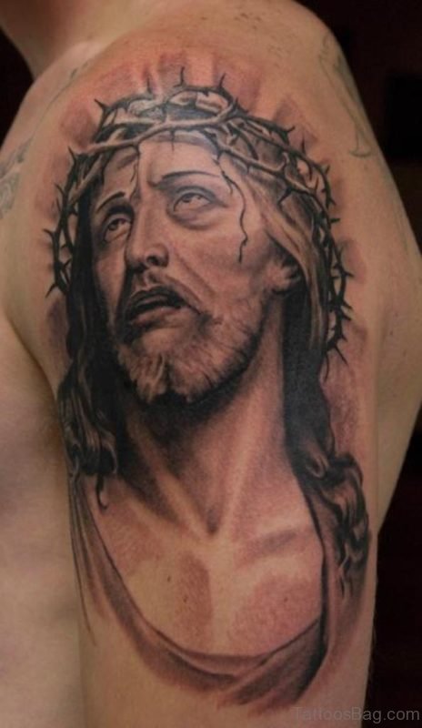 Fabulous Jesus Tattoo Design 