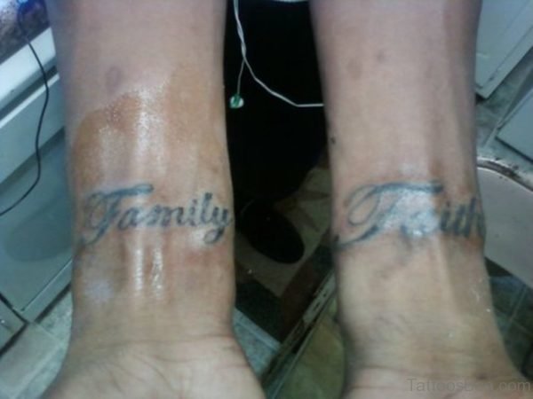 Faith Family Anchor Tattoo