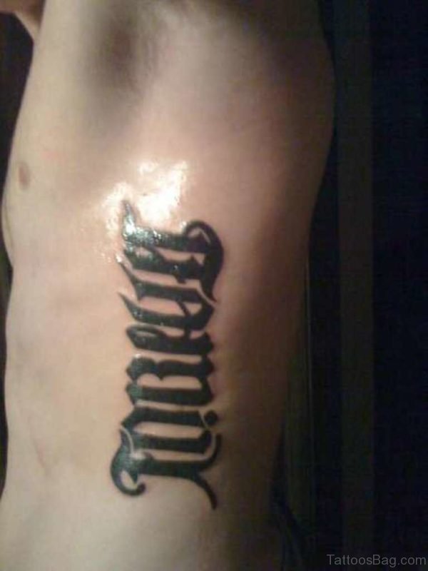 Family Ambigram Tattoo