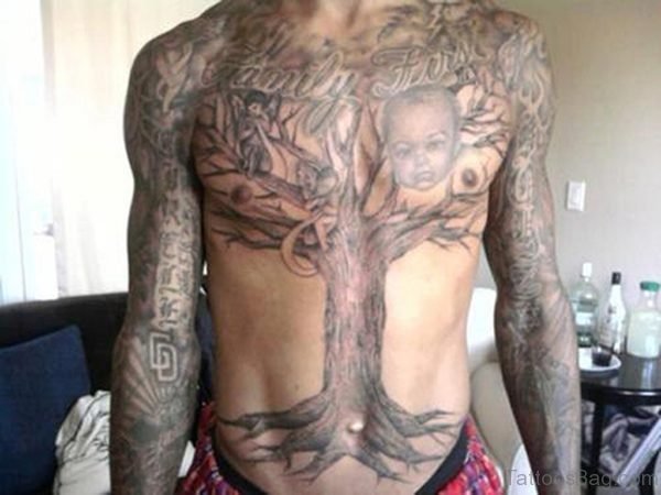 Family Tree Tattoo Design