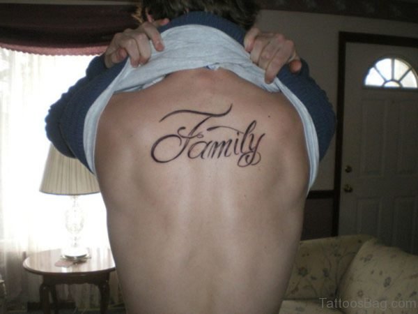Family Wording Tattoo 