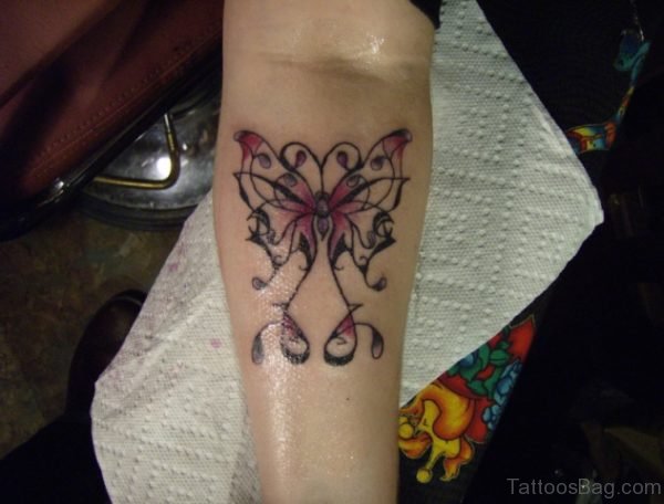Fancy Butterfly Tattoo 