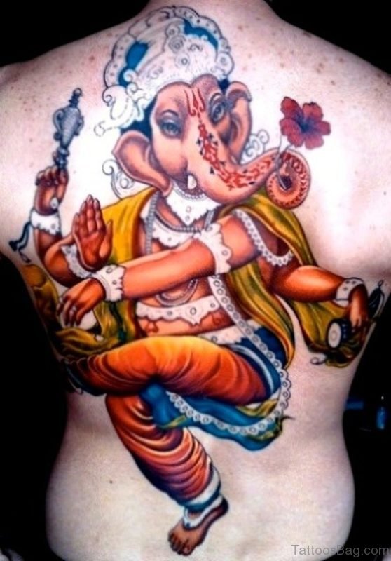 Fancy Ganesha Tattoo