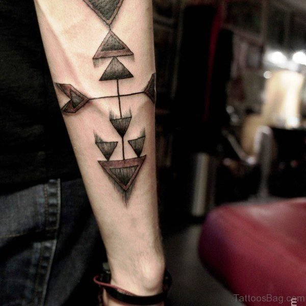 Fantastic Arrow Tattoo Design 