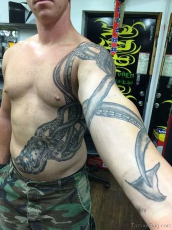 Fantastic Kraken Tattoo 
