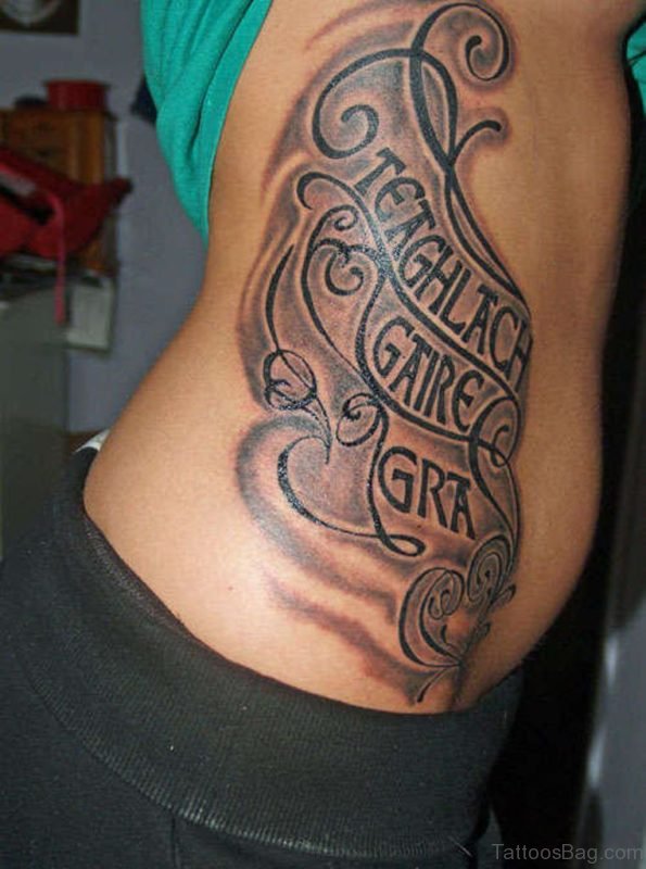Fantastic Wording Tattoo
