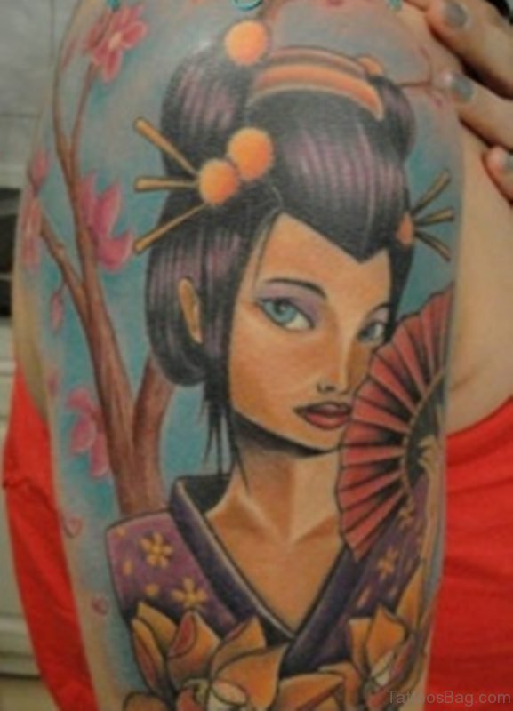 Fine Geisha Tattoo 