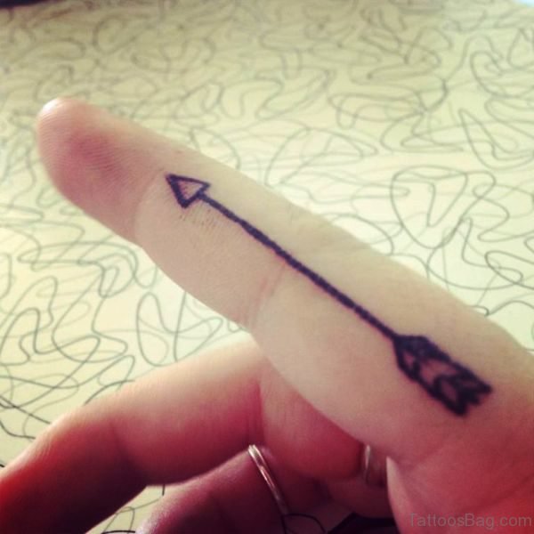 Finger Arrow Tattoo Image