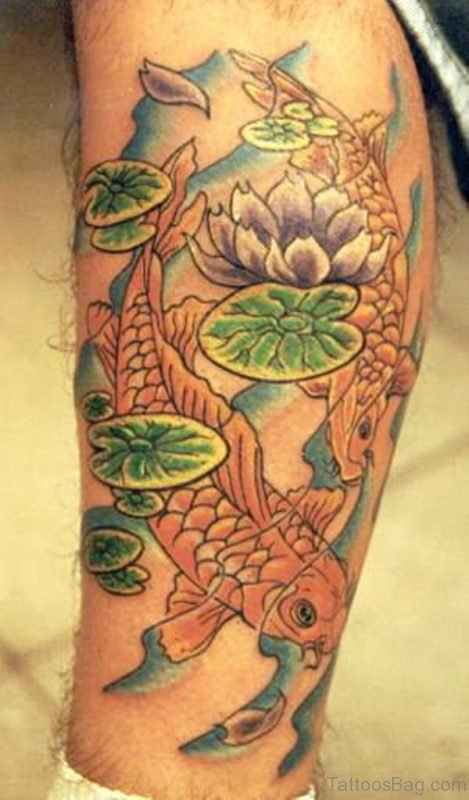 80 Magnificent Fish Tattoos For Leg