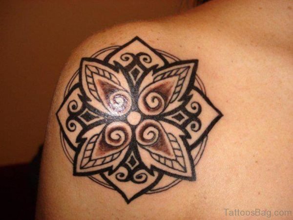 Flower Tribal Tattoo