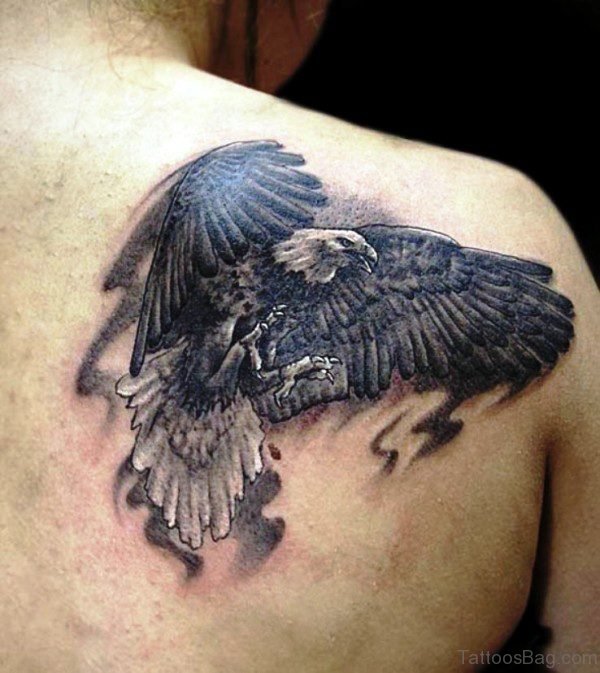 Flying Eagle Tattoo Design