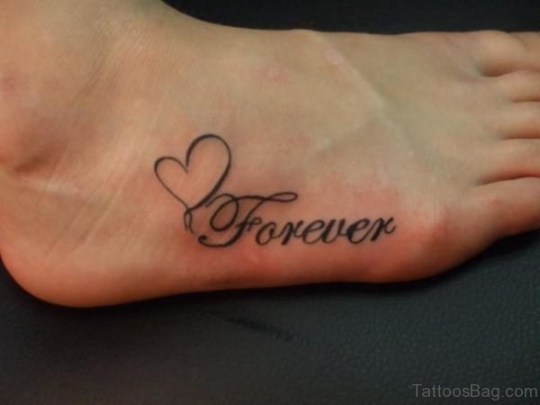 Forever Heart On Foot
