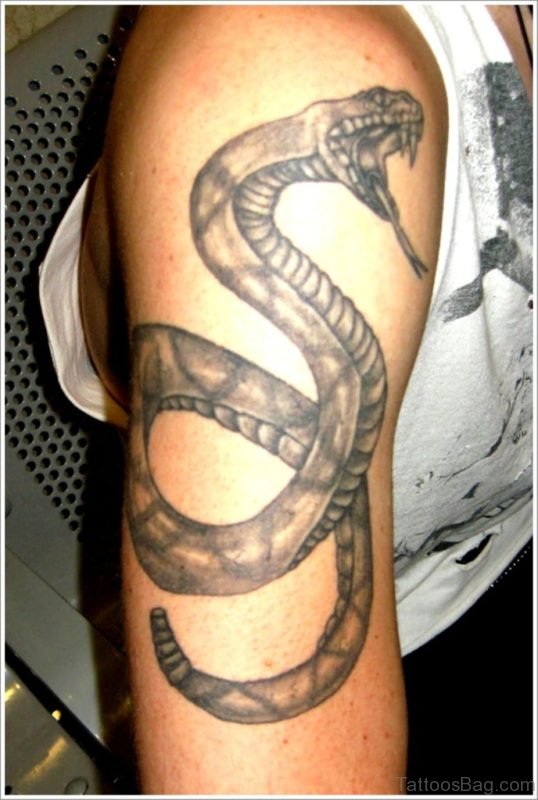 Funky Snake Tattoo 