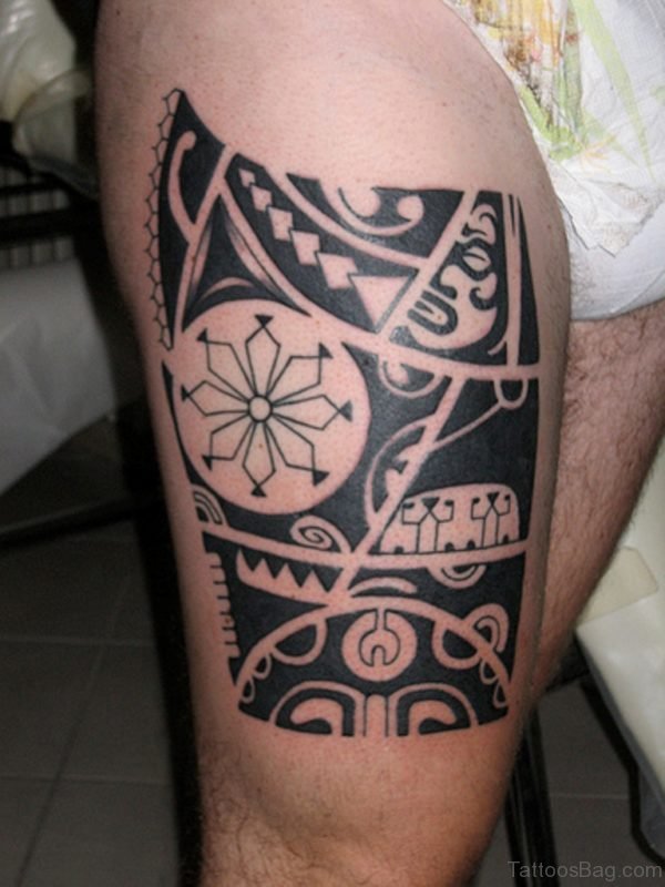 Funky Tribal Tattoo 