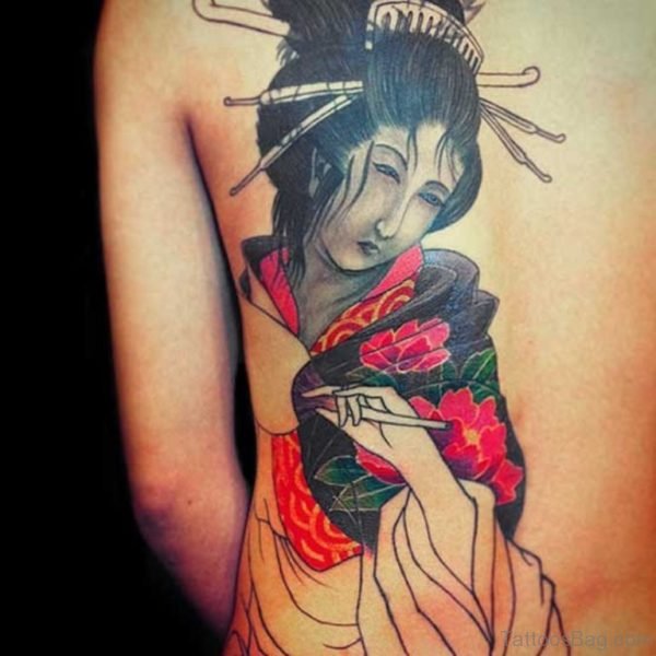 Garceful Geisha Tattoo