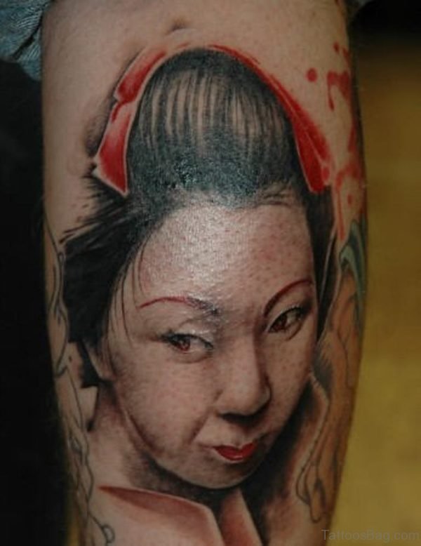 Geisha Girl Tattoo Image