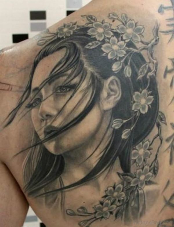 Geisha Tattoo Design Image