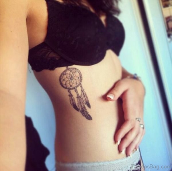 Girl With Dreamcatcher Tattoo