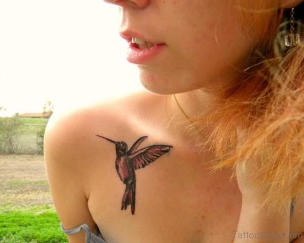 Good Looking Hummingbird Tattoo