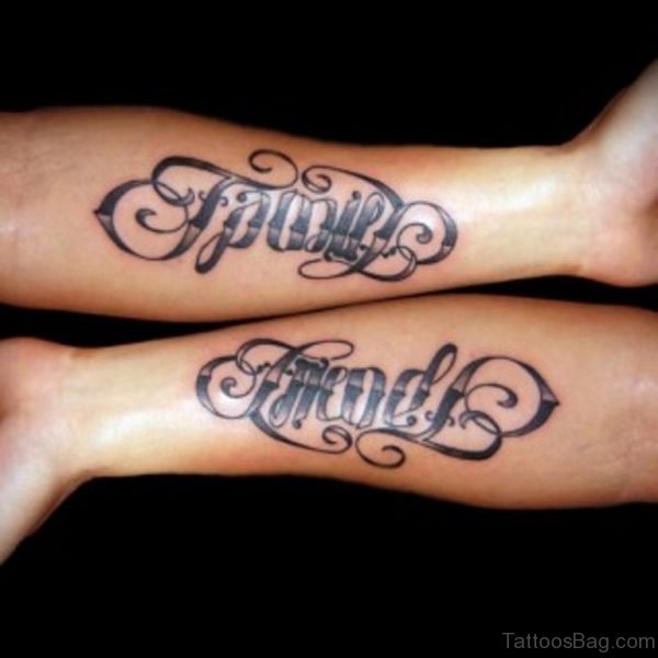Graceful Family Tattoo On Wrist