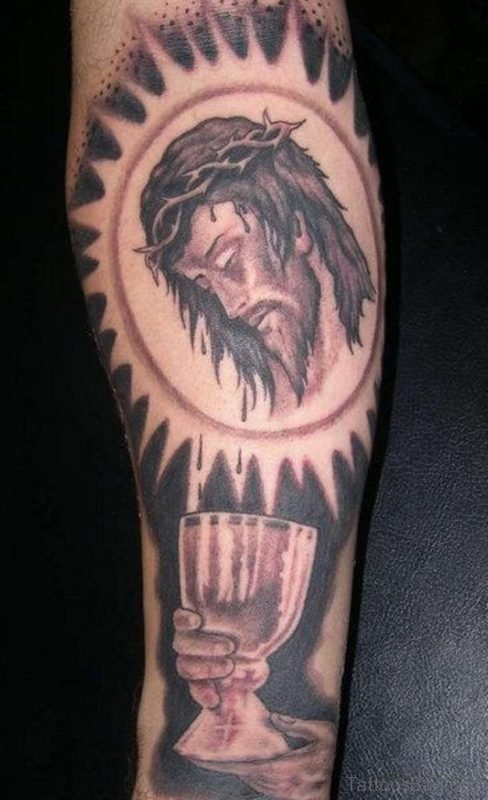 Graceful Jesus Tattoo 