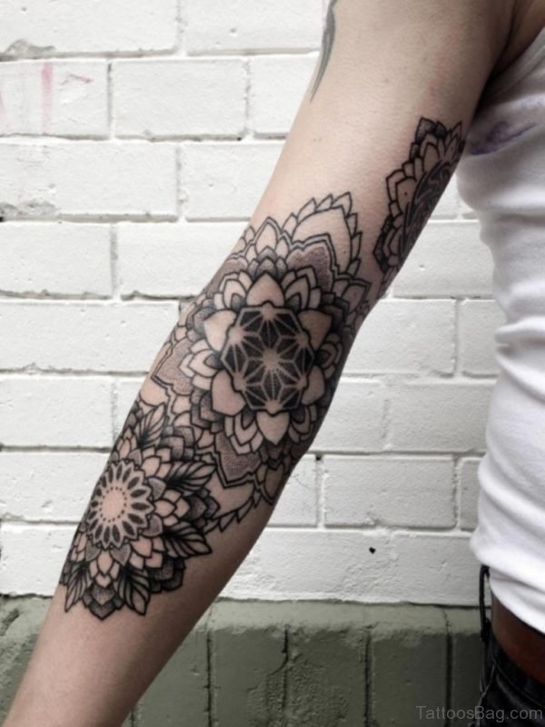 Graceful Mandala Tattoo 