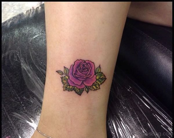 Graceful Rose Tattoo Design