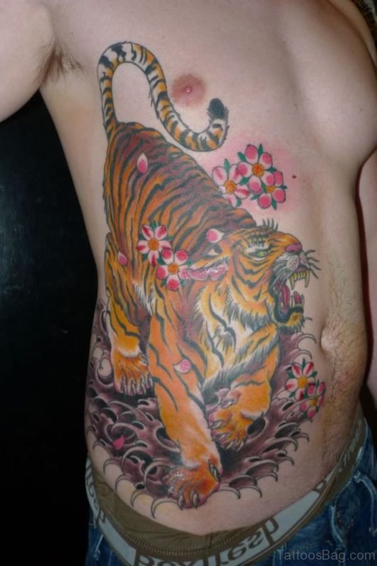 Graceful Tiger Tattoo