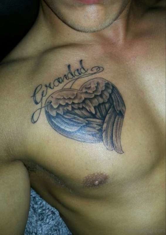 Grandad Tattoo On Chest