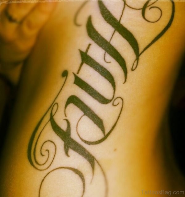 Great Ambigram Tattoo Design