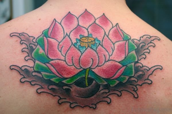 Great Japanese Lotus Flower Tattoo