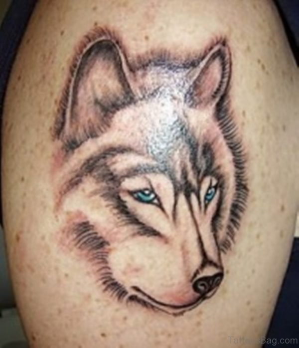 Great Looking Wolf Tattoo
